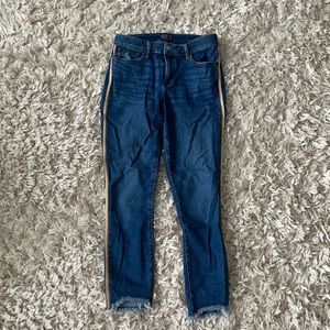 Jeans with gold strip down the leg